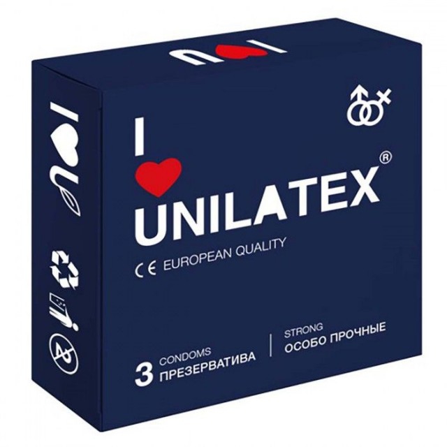 Презерватив "Unilatex" анальные, 3шт 