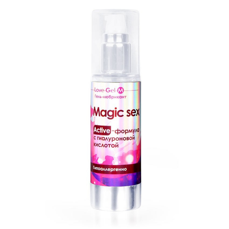 Гель "Love Gel Magic Sex" на водной основе, с гиалуроновой кислотой, 55ml 