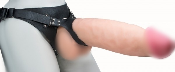 Страпон - гигант &quot;Real Big Strapon&quot; супер реалистичный фаллос + трусики 