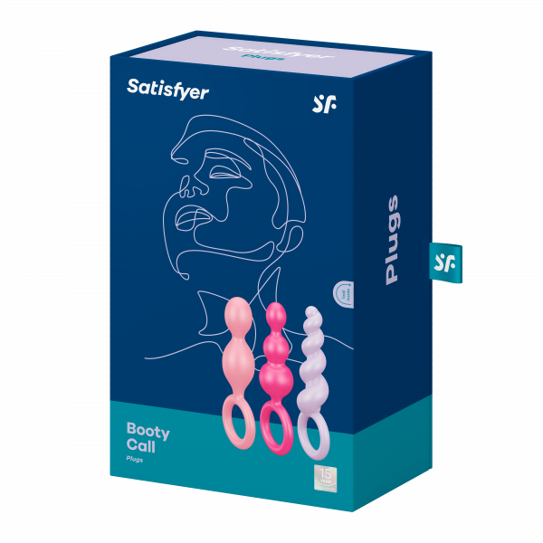 Набор анальных пробок "Satisfyer Plugs" разноцветные
